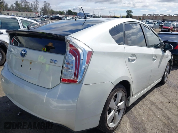 2012 Toyota Prius One with VIN JTDKN3DU1C1549990, listed as a IAAI auction lot 41543634 with 118,496 mi miles and . Bid and sale history available at carsss.com. Image 4.