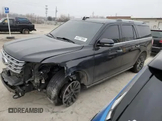 2019 Ford Expedition Max Limited with VIN 1FMJK2ATXKEA51333, listed as a Copart auction lot 44377855 with 144,185 mi miles and Salvage Title. Bid and sale history available at DreamBid. Image 1.