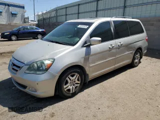 2007 Honda Odyssey Touring z VIN 5FNRL38847B031483, wystawiony jako Copart lot #58341425 z przebiegiem 261 060 mil mil oraz Czysty tytuł • Clean title. Historia ofert i sprzedaży dostępna na DreamBid. Obrazek 1.