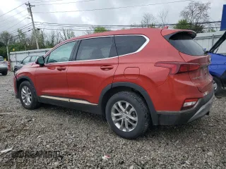 2019 Hyundai Santa Fe SEL with VIN 5NMS33AD3KH073756, listed as a Copart auction lot 53668205 with 99,872 mi miles and Salvage Title. Bid and sale history available at DreamBid. Image 2.
