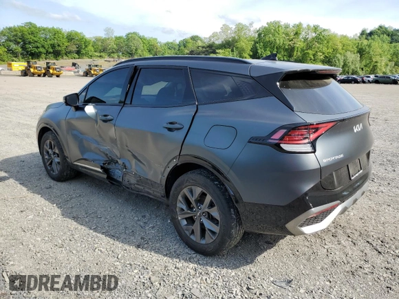 2023 Kia Sportage SX-Prestige with VIN KNDPXCAG9P7044605, listed as a Copart auction lot 56915705 with 43,294 mi miles and Salvage title. Bid and sale history available at DreamBid. Image 2.