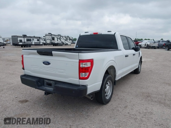 2023 Ford F-150 XL with VIN 1FTEW1C52PKF75099, listed as a IAAI auction lot 42104465 with 42,025 mi miles and . Bid and sale history available at DreamBid. Image 4.