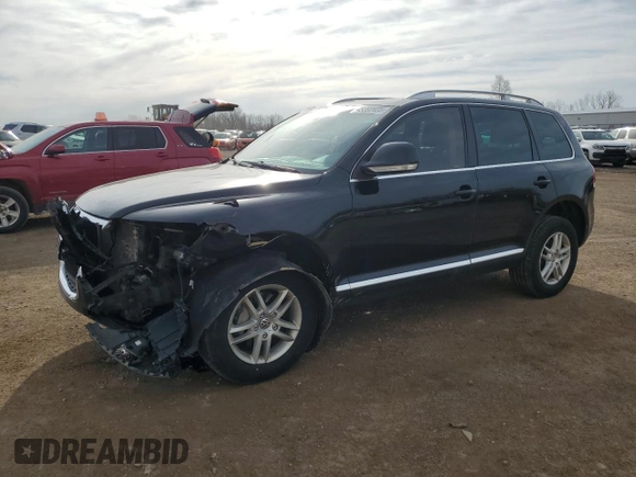 2010 Volkswagen Touareg VR6 with VIN WVGBF7A92AD002724, listed as a Copart auction lot 49392855 with 196,085 mi miles and Clean Title. Bid and sale history available at DreamBid. Image 1.