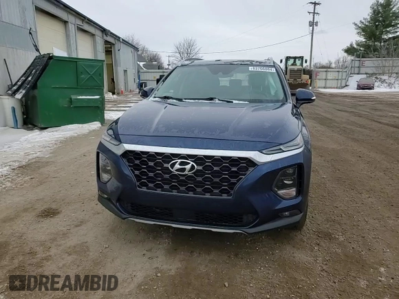 2019 Hyundai Santa Fe Ultimate with VIN 5NMS5CAD7KH075911, listed as a Copart auction lot 83766084 with 36,629 mi miles and Non Repairable. Bid and sale history available at carsss.com. Image 14.