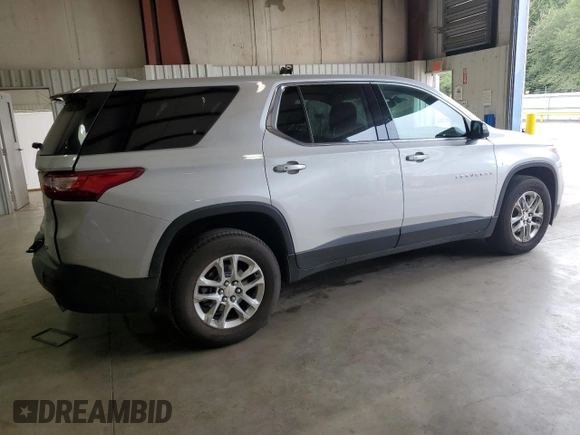 2021 Chevrolet Traverse LS with VIN 1GNERFKW8MJ193604, listed as a Copart auction lot 69024534 with 61,366 mi miles and Salvage Title. Bid and sale history available at carsss.com. Image 3.