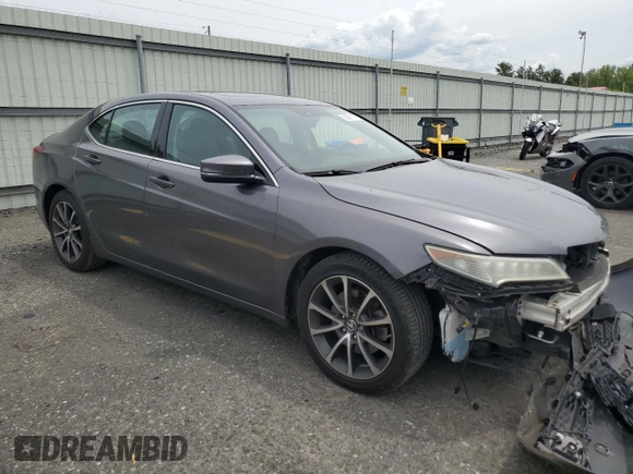 2017 Acura TLX V6 w/Advance Pkg with VIN 19UUB2F77HA003089, listed as a Copart auction lot 58361105 with 67,392 mi miles and Salvage title. Bid and sale history available at DreamBid. Image 4.