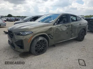 2024 BMW X6 M with VIN 5YM23ET09R9V38124, listed as a Copart auction lot 70016544 with 224 mi miles and Salvage Title. Bid and sale history available at carsss.com. Image 1.