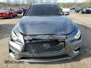 2018 Infiniti Q50 3.0t LUXE with VIN JN1EV7AR4JM430690, listed as a Copart auction lot 54324925 with 69,812 mi miles and Salvage Title. Bid and sale history available at carsss.com. Image 5.