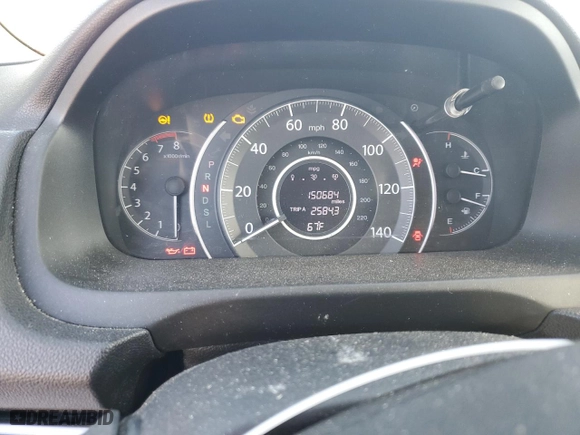 2015 Honda CR-V LX with VIN 3CZRM3H37FG703086, listed as a Copart auction lot 80161134 with 150,684 mi miles and Salvage Title. Bid and sale history available at carsss.com. Image 9.