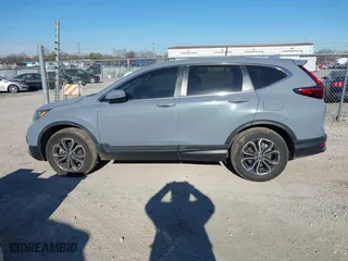 2021 Honda CR-V EX with VIN 2HKRW2H58MH657588, listed as a IAAI auction lot 40989607 with 24,397 mi miles. Bid and sale history available at carsss.com. Image 14.