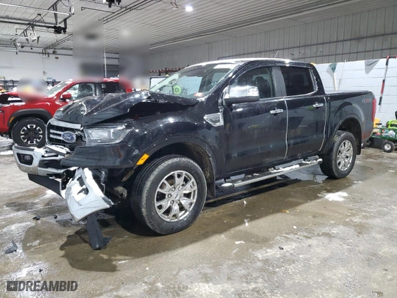 2020 Ford Ranger XL with VIN 1FTER4FH5LLA46667, listed as a Copart auction lot 46731185 with 56,117 mi miles and Salvage Title. Bid and sale history available at carsss.com. Image 1.