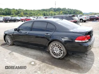 2008 BMW 7 Series 750Li with VIN WBAHN835X8DT84705, listed as a Copart auction lot 67658184 with 191,868 mi miles and Salvage Title. Bid and sale history available at carsss.com. Image 2.