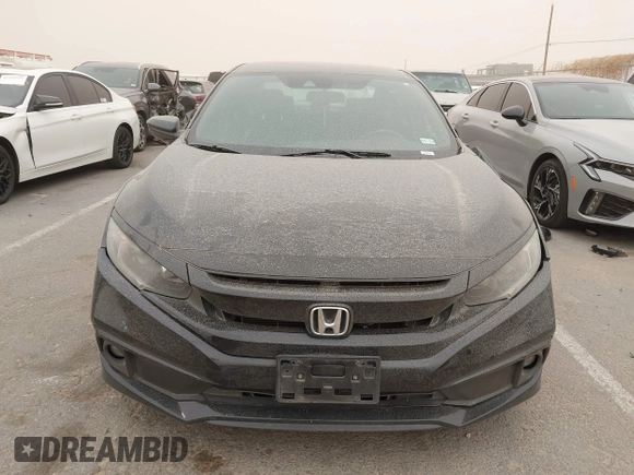 2019 Honda Civic Sedan Sport with VIN 19XFC2F85KE007482, listed as a IAAI auction lot 41545624 with 86,327 mi miles. Bid and sale history available at carsss.com. Image 12.