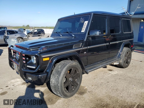2015 Mercedes-Benz G 550 z VIN WDCYC3HFXFX238503, wystawiony jako Copart lot #86385654 z przebiegiem 56 446 mil mil oraz Szkoda całkowita • Salvage title. Historia ofert i sprzedaży dostępna na DreamBid. Obrazek 1.