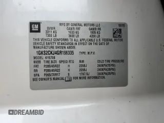 2016 GMC Yukon Denali with VIN 1GKS2CKJ4GR196335, listed as a Copart auction lot 47566265 with 105,970 mi miles and Salvage Title. Bid and sale history available at carsss.com. Image 13.