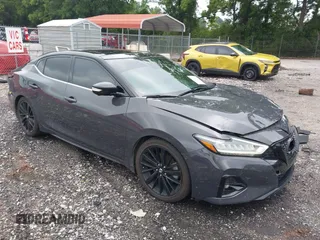 2021 Nissan Maxima Platinum with VIN 1N4AA6FV1MC501139, listed as a IAAI auction lot 42535775 with 88,135 mi miles and . Bid and sale history available at DreamBid. Image 1.