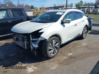 2020 Nissan Murano SL with VIN 5N1AZ2CJ7LN173771, listed as a IAAI auction lot 41829503 with 51,209 mi miles and . Bid and sale history available at DreamBid. Image 19.
