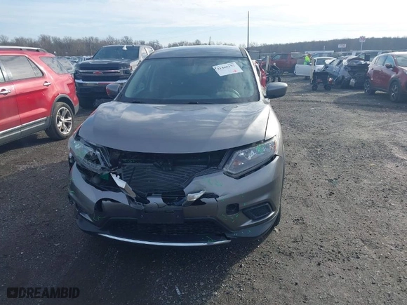 2016 Nissan Rogue SV with VIN 5N1AT2MT5GC786782, listed as a IAAI auction lot 41460155 with 122741 miles. Bid and sale history available at carsss.com. Image 12.