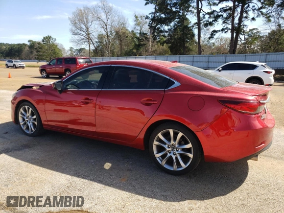 2014 Mazda 6 i Grand Touring with VIN JM1GJ1W50E1101352, listed as a Copart auction lot 48935025 with Not Provided miles and Salvage Title. Bid and sale history available at carsss.com. Image 2.