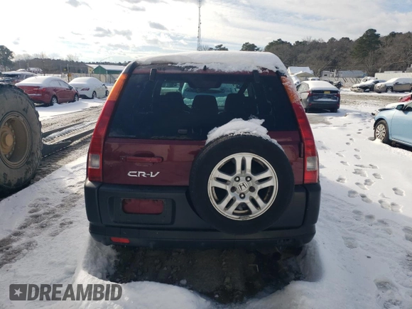 2002 Honda CR-V EX with VIN JHLRD78832C007933, listed as a Copart auction lot 85632214 with 163,767 mi miles and Salvage Title. Bid and sale history available at DreamBid. Image 6.