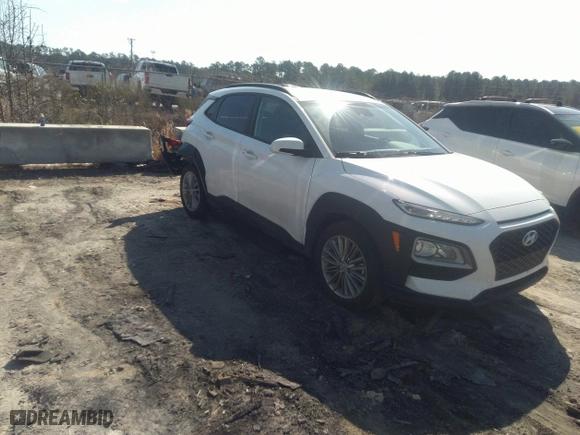 2021 Hyundai Kona SEL with VIN KM8K2CAA5MU724773, listed as a IAAI auction lot 41647534 with 83,667 mi miles. Bid and sale history available at carsss.com. Image 1.