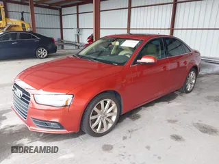 2013 Audi A4 Premium Plus z VIN WAUFFAFL1DA096394, wystawiony jako IAAI lot #42235725 z przebiegiem 87 369 mil mil oraz . Historia ofert i sprzedaży dostępna na DreamBid. Obrazek 2.
