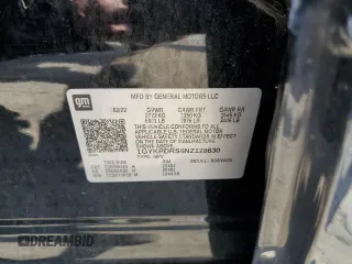 2022 Cadillac XT6 Premium Luxury with VIN 1GYKPDRS6NZ128630, listed as a Copart auction lot 51427144 with 35,108 mi miles and Non Repairable. Bid and sale history available at carsss.com. Image 13.