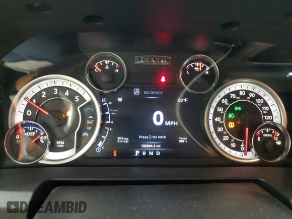 2016 Ram 1500 Outdoorsman with VIN 1C6RR7LM0GS255421, listed as a Copart auction lot 55566555 with 156,994 mi miles and Clean title. Bid and sale history available at DreamBid. Image 9.