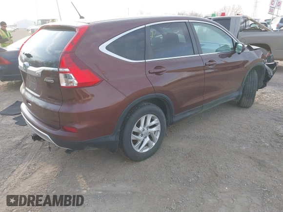2016 Honda CR-V EX z VIN 2HKRM4H59GH622385, wystawiony jako IAAI lot #42025940 z przebiegiem 132 843 mil mil oraz . Historia ofert i sprzedaży dostępna na DreamBid. Obrazek 4.