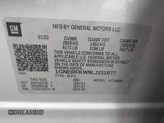 2020 Chevrolet Traverse LS с VIN 1GNERFKW9LJ211977, выставлен на аукционе IAAI как лот 42406380 с пробегом 156 720 миль миль и . История ставок и продаж доступна на DreamBid. Изображение 9.