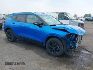 2024 Chevrolet Blazer LT z VIN 3GNKBJRS7RS129203, wystawiony jako IAAI lot #42266070 z przebiegiem 24 094 mil mil oraz . Historia ofert i sprzedaży dostępna na DreamBid. Obrazek 1.