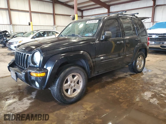 2004 Jeep Liberty Limited with VIN 1J4GK58K24W325483, listed as a Copart auction lot 62526335 with 130,862 mi miles and Salvage title. Bid and sale history available at DreamBid. Image 1.