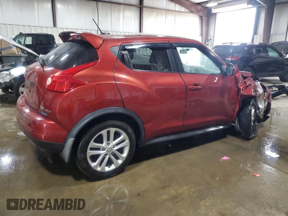 2013 Nissan Juke SL with VIN JN8AF5MV1DT206815, listed as a Copart auction lot 51414455 with Not Provided miles and Salvage Title. Bid and sale history available at DreamBid. Image 3.