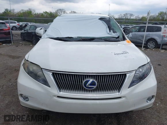 2010 Lexus RX 450h with VIN JTJZB1BAXA2401460, listed as a IAAI auction lot 42019502 with 189,345 mi miles and . Bid and sale history available at DreamBid. Image 12.