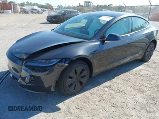 2025 Tesla Model 3 Long Range with VIN 5YJ3E1EA2SF910890, listed as a IAAI auction lot 41791583 with Not Provided miles and . Bid and sale history available at DreamBid. Image 16.