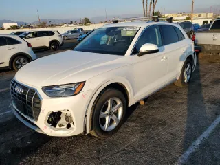 2023 Audi Q5 Premium with VIN WA1ABAFY1P2145767, listed as a Copart auction lot 42990785 with 22,692 mi miles and Salvage title. Bid and sale history available at DreamBid. Image 1.