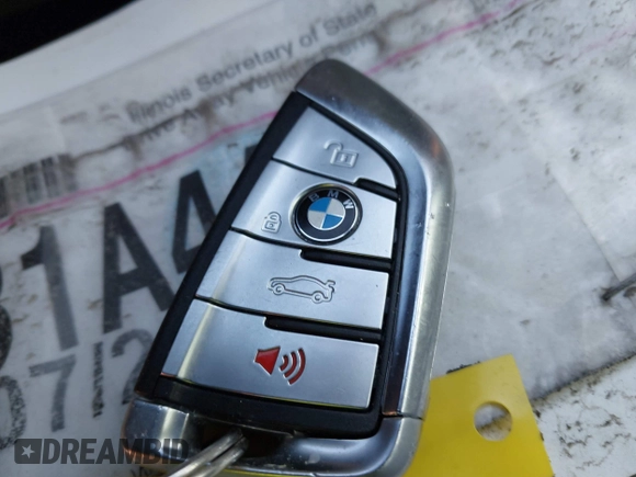 2018 BMW 5 Series M550i xDrive with VIN WBAJB9C59JG463948, listed as a IAAI auction lot 41845989 with 99,385 mi miles. Bid and sale history available at carsss.com. Image 11.