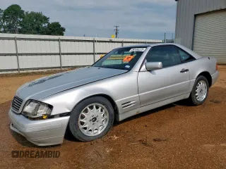 1997 Mercedes-Benz SL 500 with VIN WDBFA63F2VF144081, listed as a Copart auction lot 59100225 with 109,238 mi miles and Salvage title. Bid and sale history available at DreamBid. Image 1.