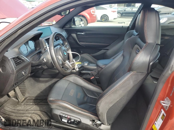 2019 BMW M2 Competition with VIN WBS2U7C55KVJ07833, listed as a Copart auction lot 85235774 with 18,959 mi miles and Salvage Title. Bid and sale history available at carsss.com. Image 7.