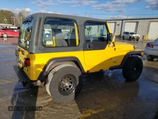 2000 Jeep Wrangler SE with VIN 1J4FA29P4YP791584, listed as a Copart auction lot 46437415 with 157,645 mi miles and Clean Title. Bid and sale history available at carsss.com. Image 3.