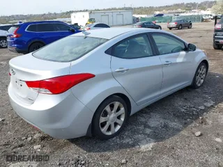2012 Hyundai Elantra Limited with VIN 5NPDH4AE7CH150786, listed as a IAAI auction lot 42040887 with 153,185 mi miles. Bid and sale history available at carsss.com. Image 4.