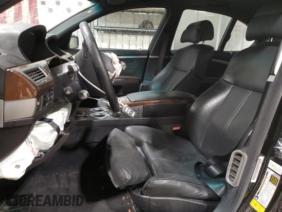 2008 BMW 7 Series 750i with VIN WBAHL83528DT89581, listed as a Copart auction lot 43146275 with Not Provided miles and Salvage Title. Bid and sale history available at DreamBid. Image 7.