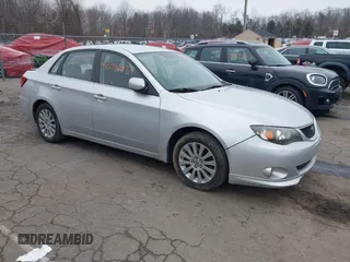 2008 Subaru Impreza Sedan (Natl) i with VIN JF1GE61658H512667, listed as a IAAI auction lot 41672683 with 120,787 mi miles. Bid and sale history available at carsss.com. Image 1.
