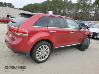 2011 Lincoln MKX with VIN 2LMDJ8JK9BBJ28204, listed as a Copart auction lot 47847875 with Not Provided miles and Salvage Title. Bid and sale history available at DreamBid. Image 3.
