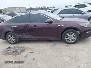 2017 Kia Optima LX with VIN 5XXGT4L37HG164861, listed as a IAAI auction lot 41624517 with 173,356 mi miles. Bid and sale history available at carsss.com. Image 13.