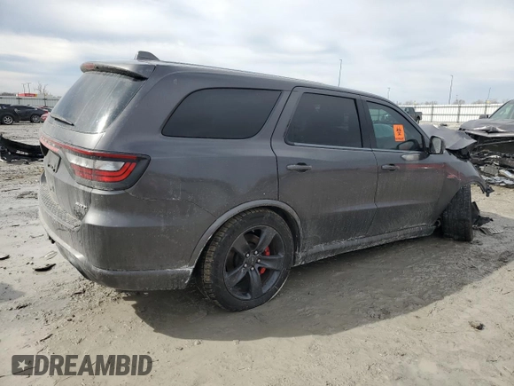 2018 Dodge Durango SRT with VIN 1C4SDJGJ5JC498181, listed as a Copart auction lot 46237655 with Not Provided miles and Salvage Title. Bid and sale history available at DreamBid. Image 3.