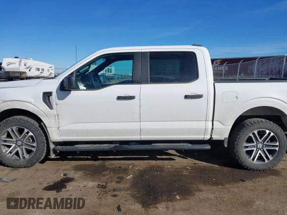 2023 Ford F-150 XL with VIN 1FTFW1E5XPKE92229, listed as a IAAI auction lot 41686774 with 58,008 mi miles. Bid and sale history available at carsss.com. Image 14.