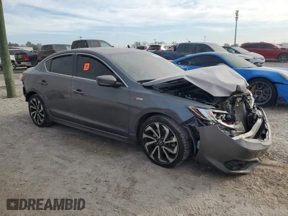 2018 Acura ILX Premium with VIN 19UDE2F80JA009631, listed as a Copart auction lot 83498184 with 95,258 mi miles and Salvage title. Bid and sale history available at DreamBid. Image 4.