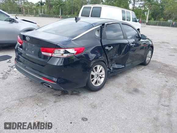 2016 Kia Optima LX with VIN 5XXGT4L31GG024240, listed as a IAAI auction lot 41727309 with 70,031 mi miles. Bid and sale history available at carsss.com. Image 4.