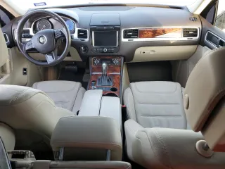 2012 Volkswagen Touareg Exec with VIN WVGEF9BP3CD008153, listed as a Copart auction lot 84255374 with Not Provided miles and Salvage Title. Bid and sale history available at DreamBid. Image 8.